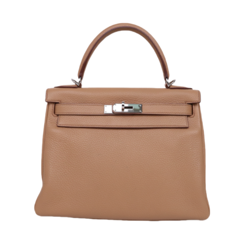 Hermes| Kelly 28 手提包 Togo 烟草驼色 口L 2008
