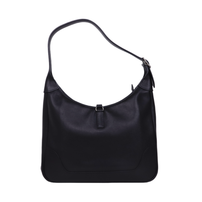 Hermes| Trim31 Shoulder bag 2005 Evergrain Black