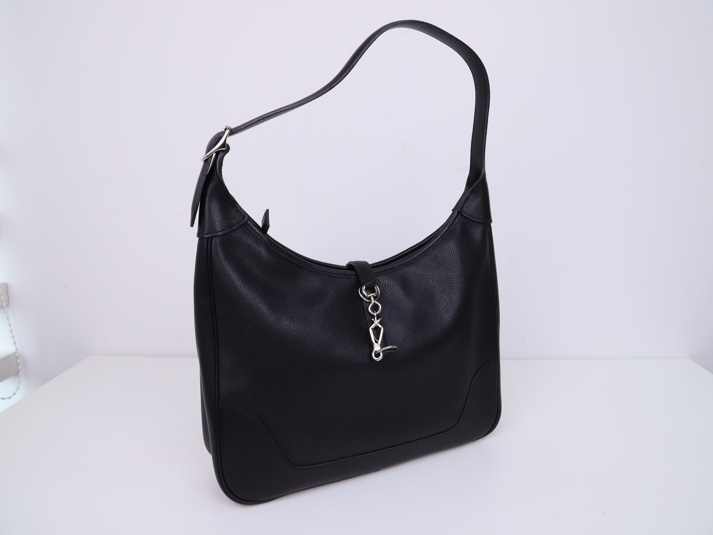Hermes| Trim31 单肩包 口I 2005 Evergrain 黑色