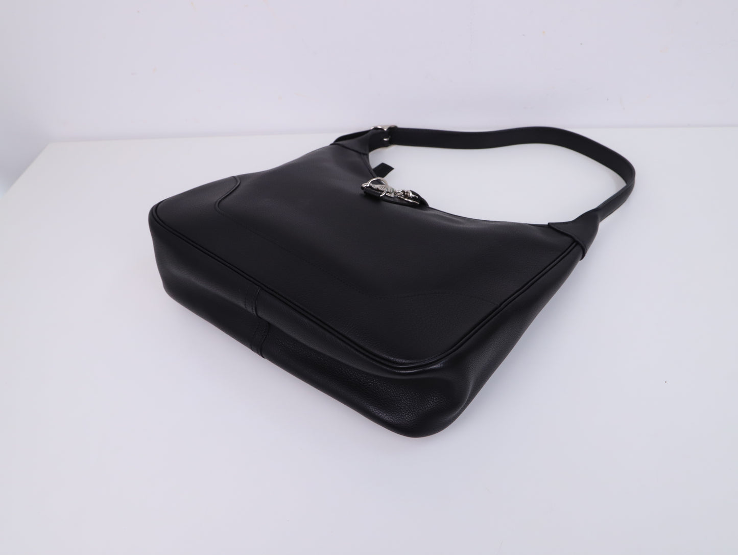 Hermes| Trim31 单肩包 口I 2005 Evergrain 黑色