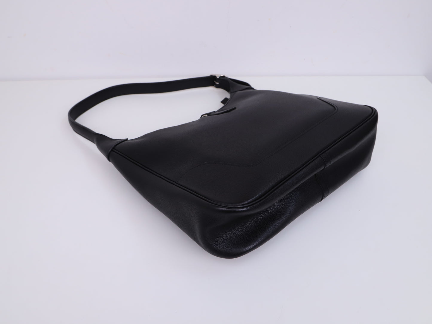 Hermes| Trim31 单肩包 口I 2005 Evergrain 黑色