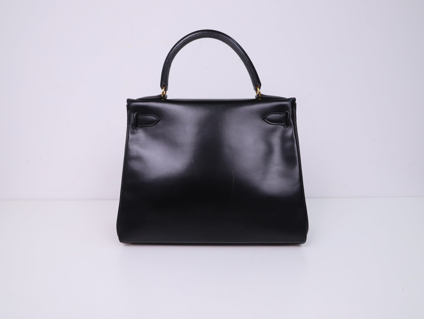 Hermes|Kelly28 手提包 Box 小牛皮 口C 1999