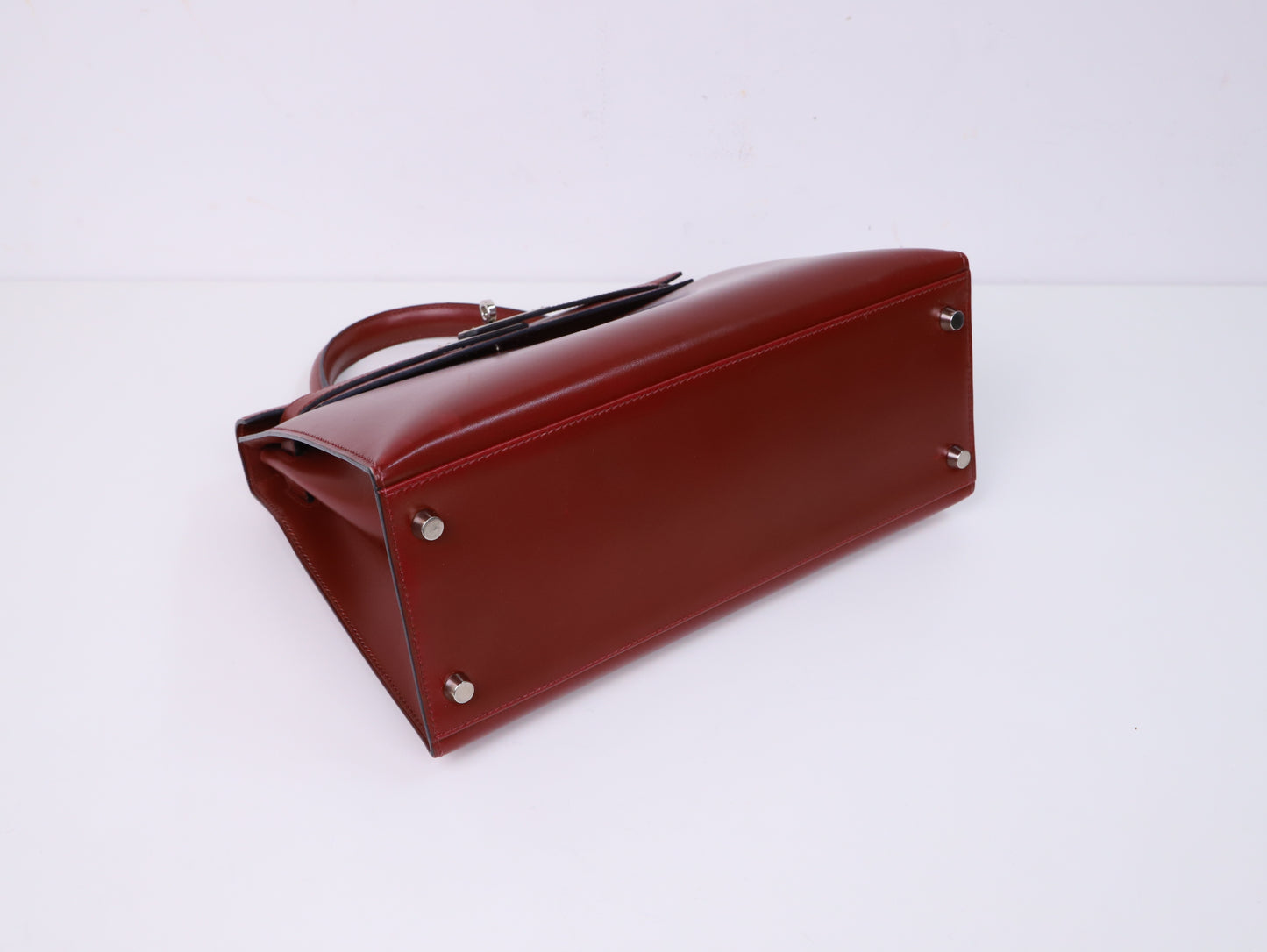 爱马仕| Kelly 28 手提包 Box Calf Rough H □E 2001