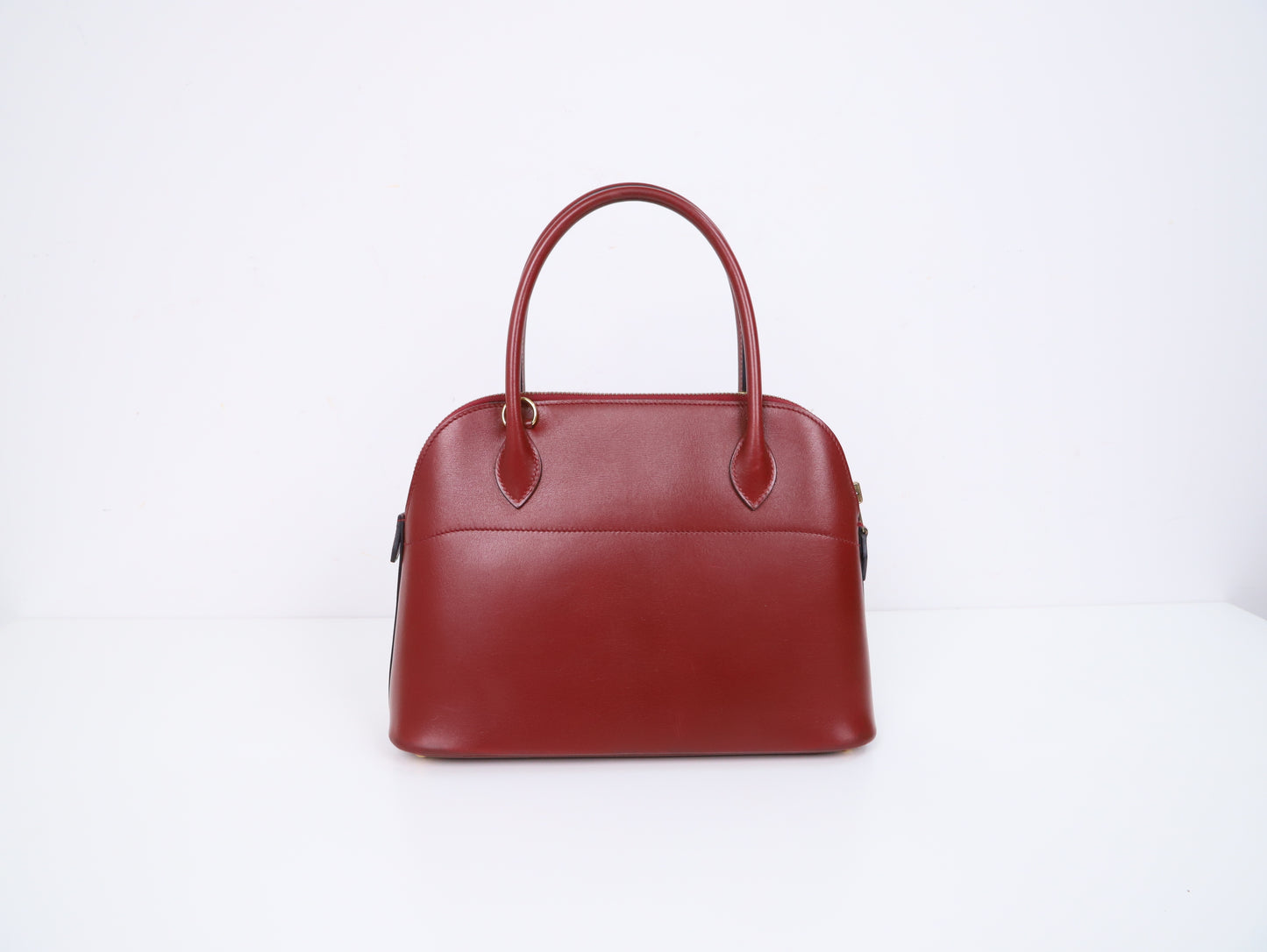 Hermes|Bolide 27 保龄球手提包 Box 小牛皮 口C 1999年