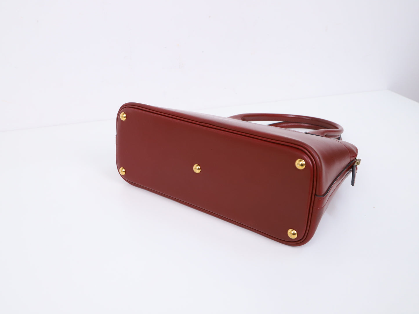 Hermes|Bolide 27 保龄球手提包 Box 小牛皮 口C 1999年