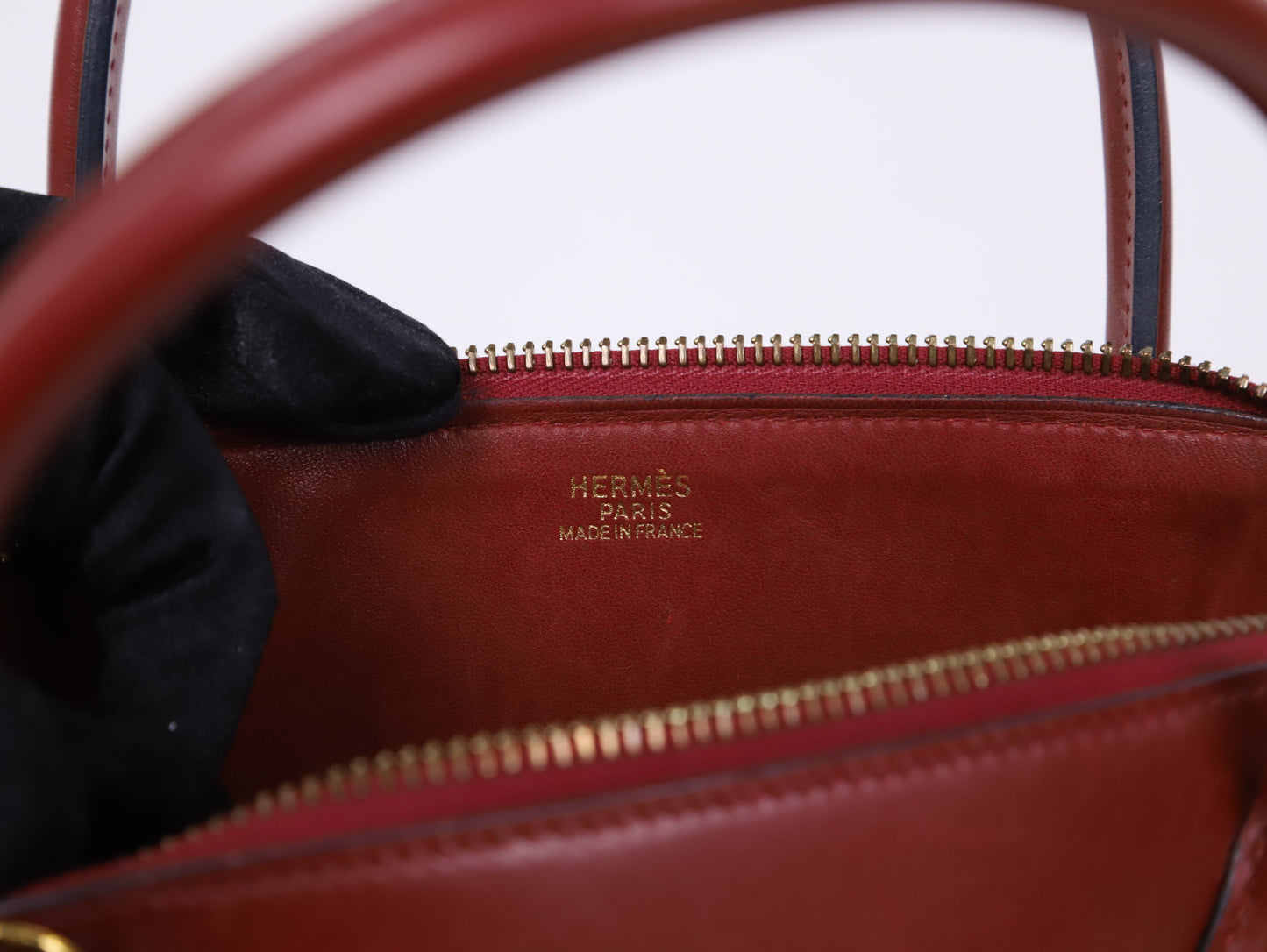 Hermes|Bolide 27 保龄球手提包 Box 小牛皮 口C 1999年