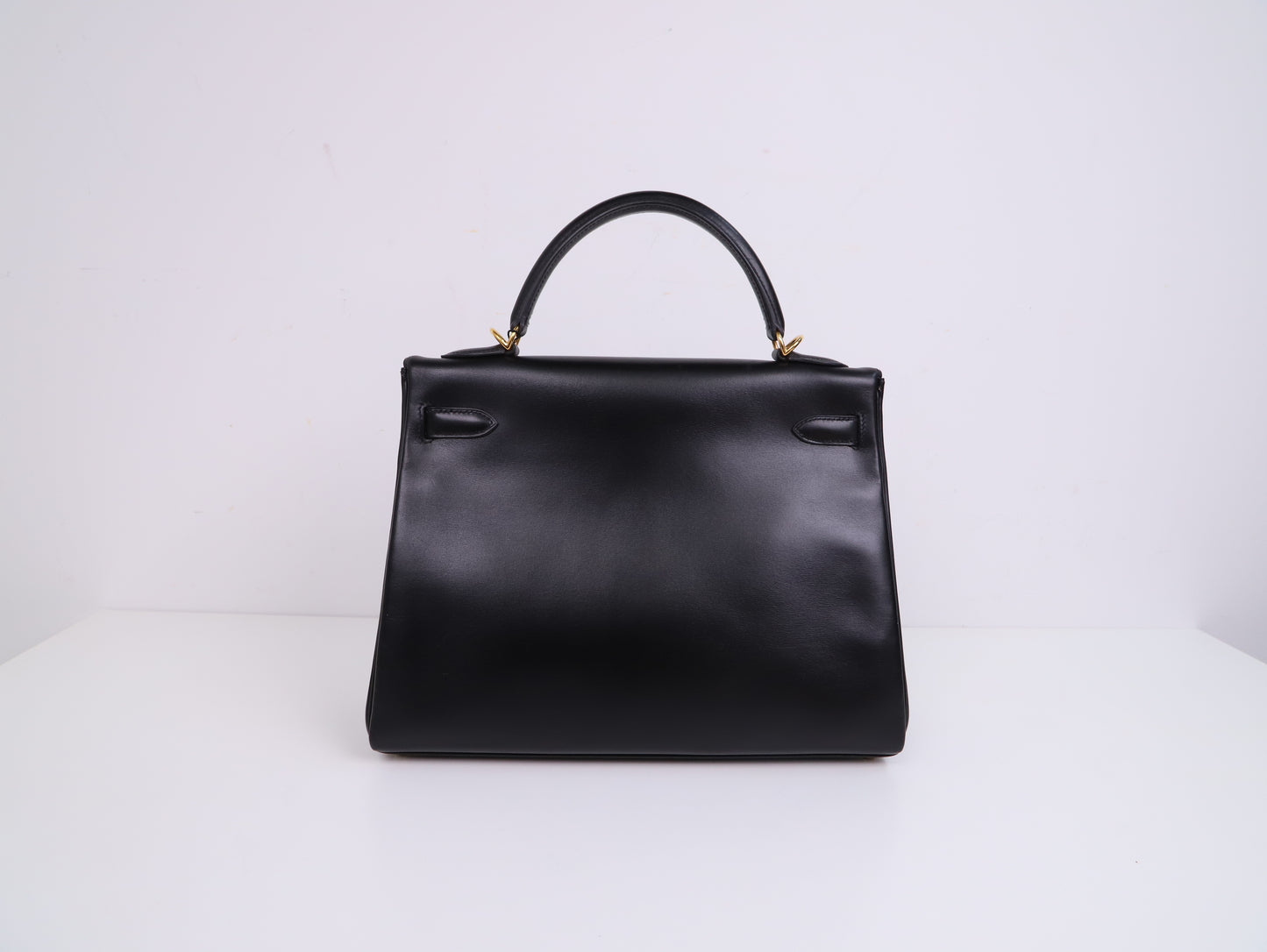 Hermes|Kelly32 手提包 Box小牛皮 口D 2000年
