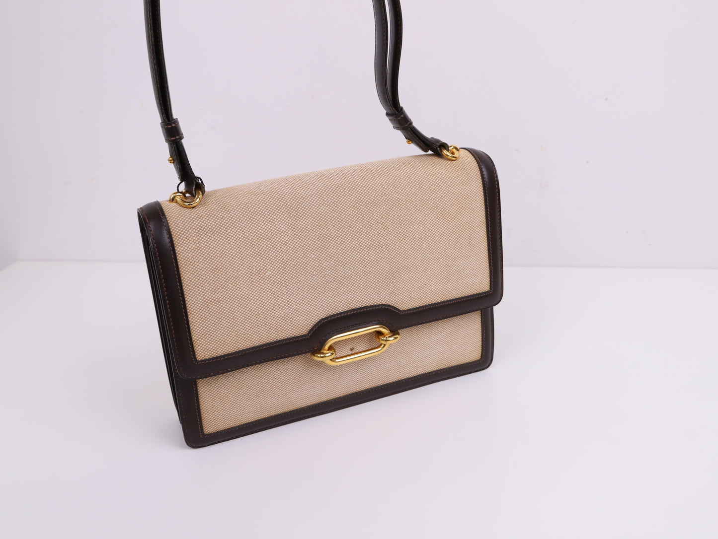 爱马仕| Fonsbelle 帆布/Box Calf 〇F 1976年