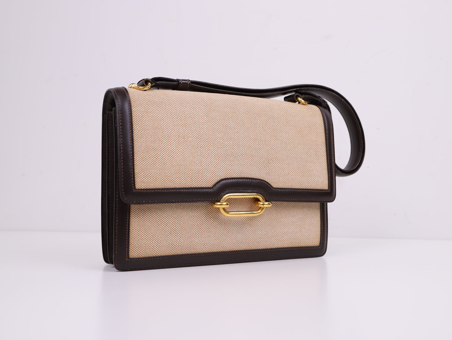 爱马仕| Fonsbelle 帆布/Box Calf 〇F 1976年