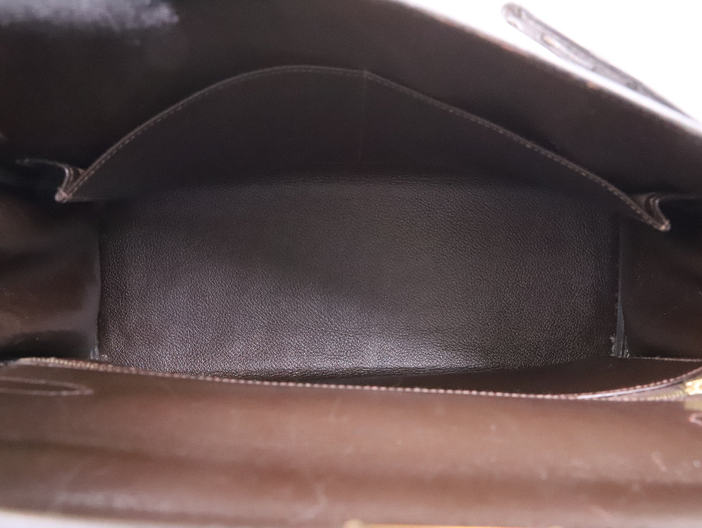 爱马仕|Kelly 32 手提包 巧克力 〇Y 1995 Box Calf