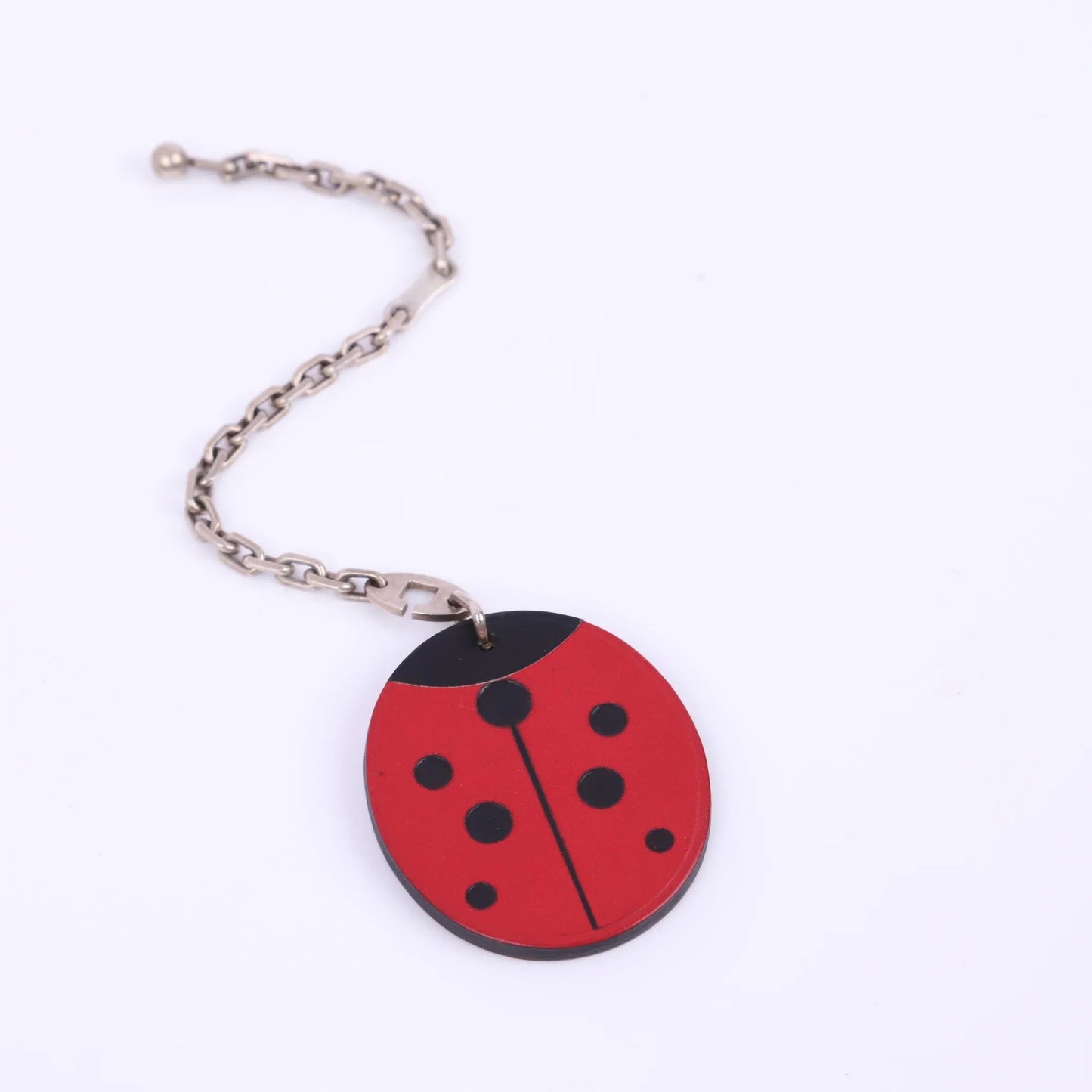 Hermes S925 Chain Bag Charm Lady Bird,front side view