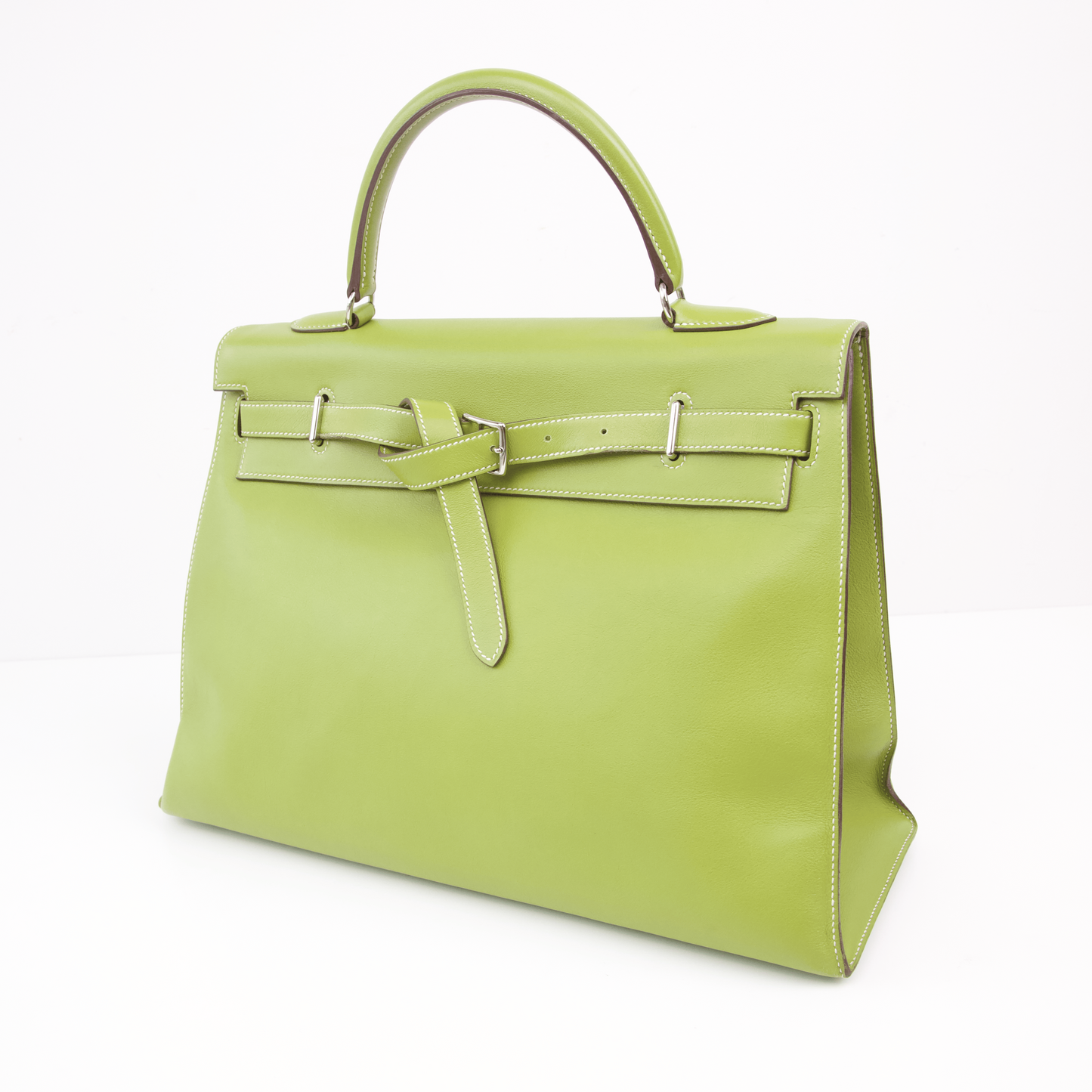 Hermes|Kelly Flat 茴香绿手提包 口K 2007
