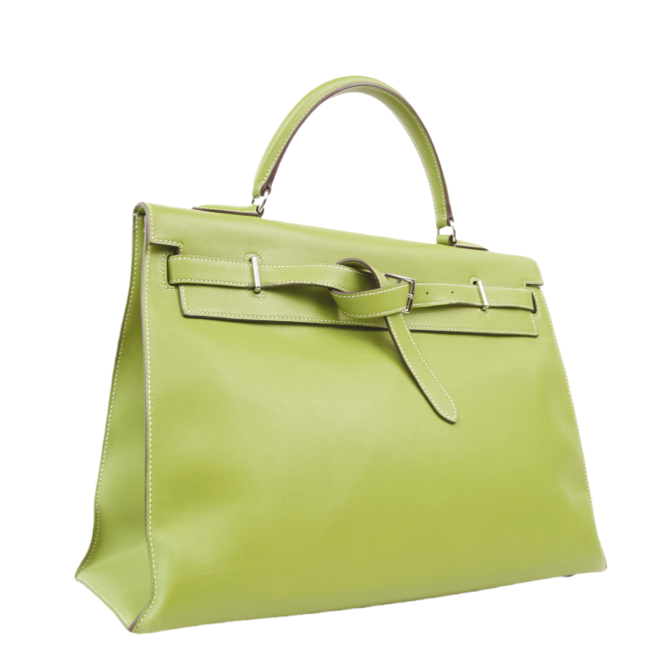 Hermes|Kelly Flat 茴香绿手提包 口K 2007