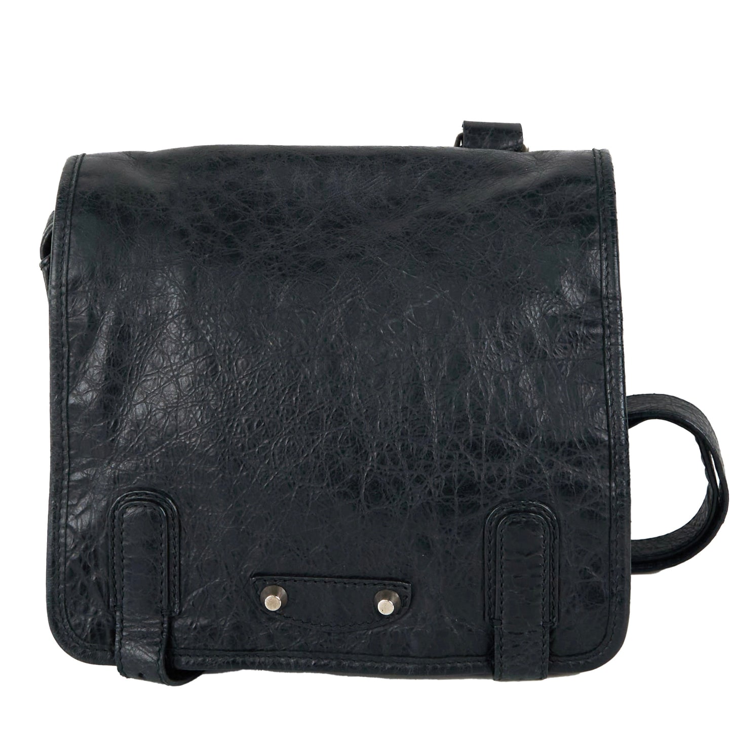 Balenciaga |Black messenger shoulder bag Archive city Leather