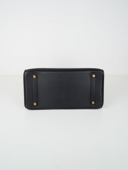 Hermes｜Birkin 30 Handbag  Vachette Ardennes Black  2003