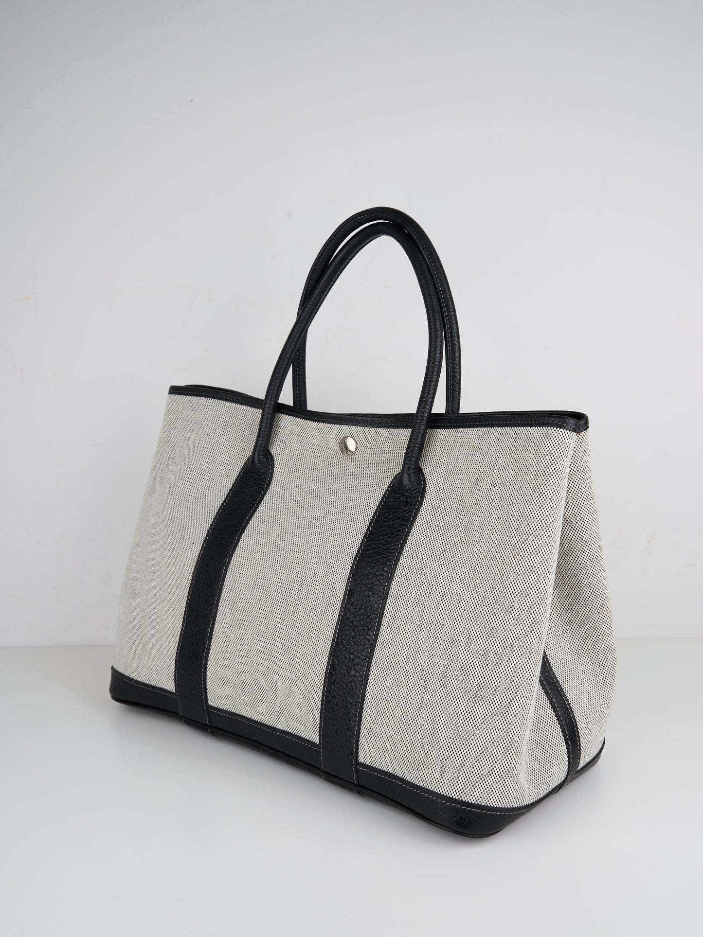 Hermes｜ Garden Party PM Handbag Canvas 2004