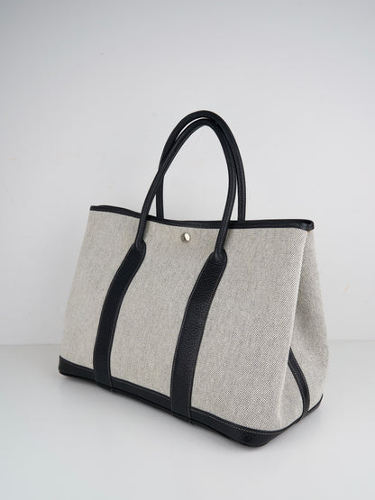 Hermes｜ Garden Party PM Handbag Canvas 2004