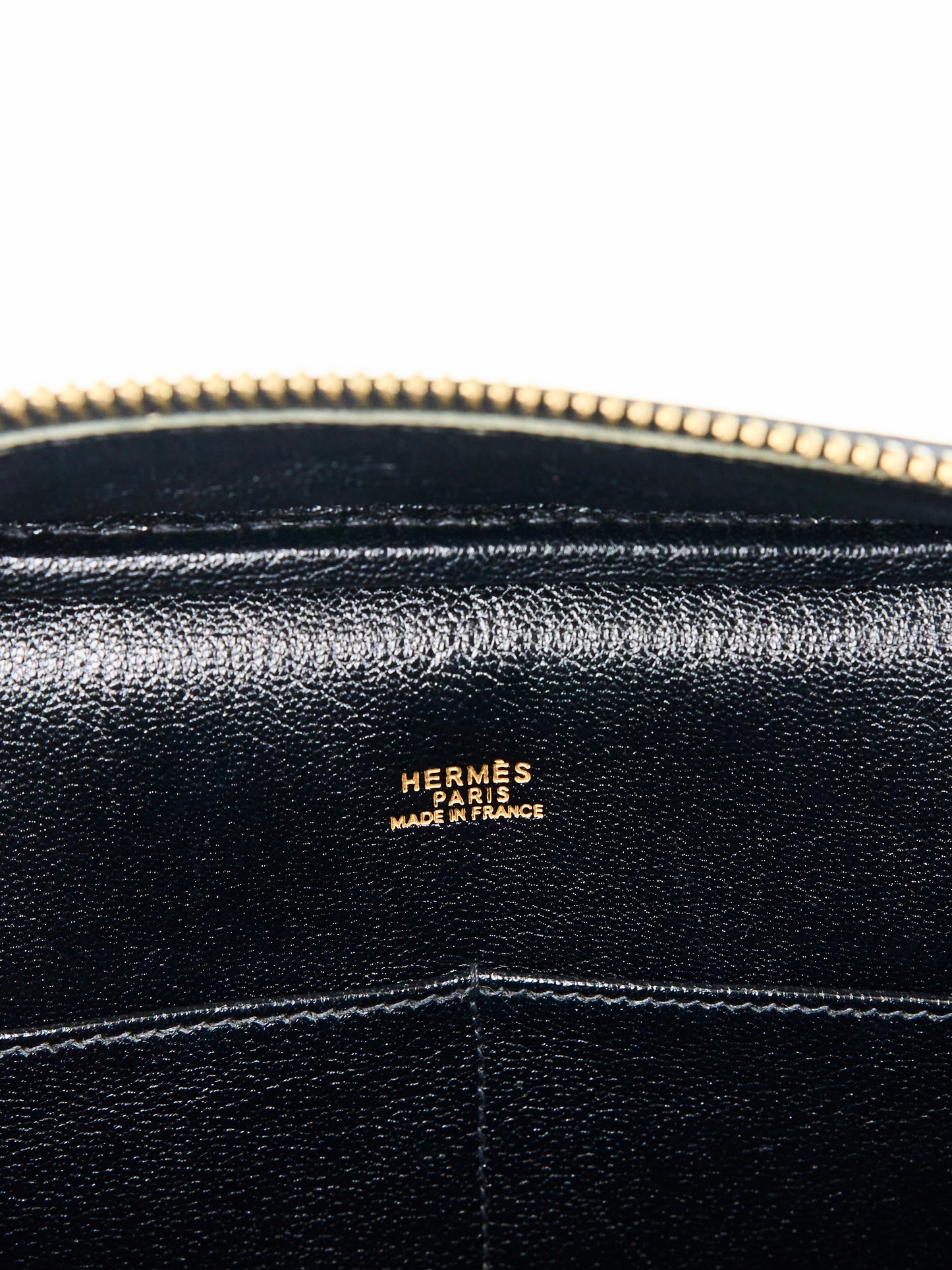 Hermes｜ Plume32 Black Coromandel Cherve