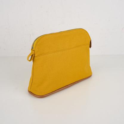 Hermes｜Bolide Cosmetic Pouch Toile Jaune