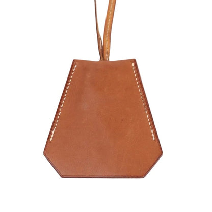 Hermes Barenia Clochette Key Holder Necklace, front view