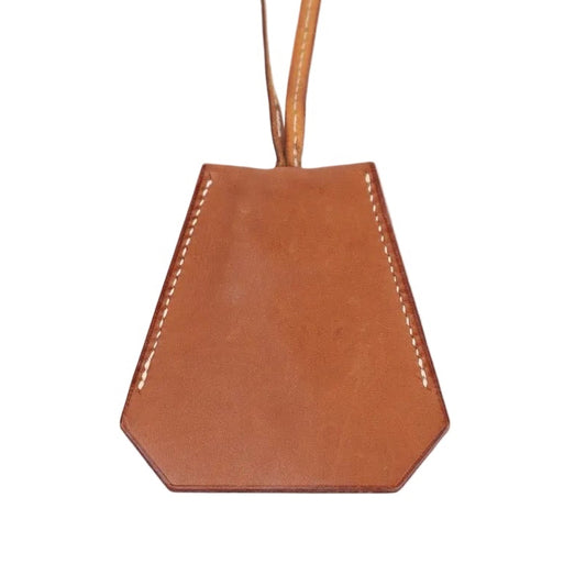 Hermes Barenia Clochette Key Holder Necklace, front view