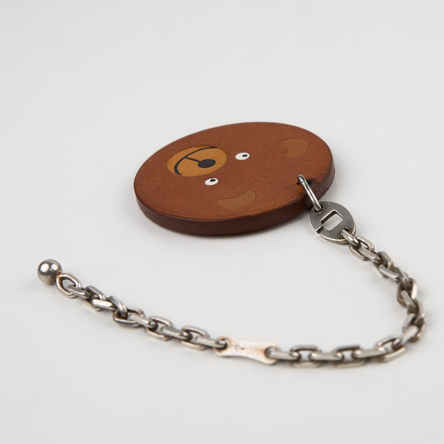 Hermes |S925 Chain Charm Barenia Bear