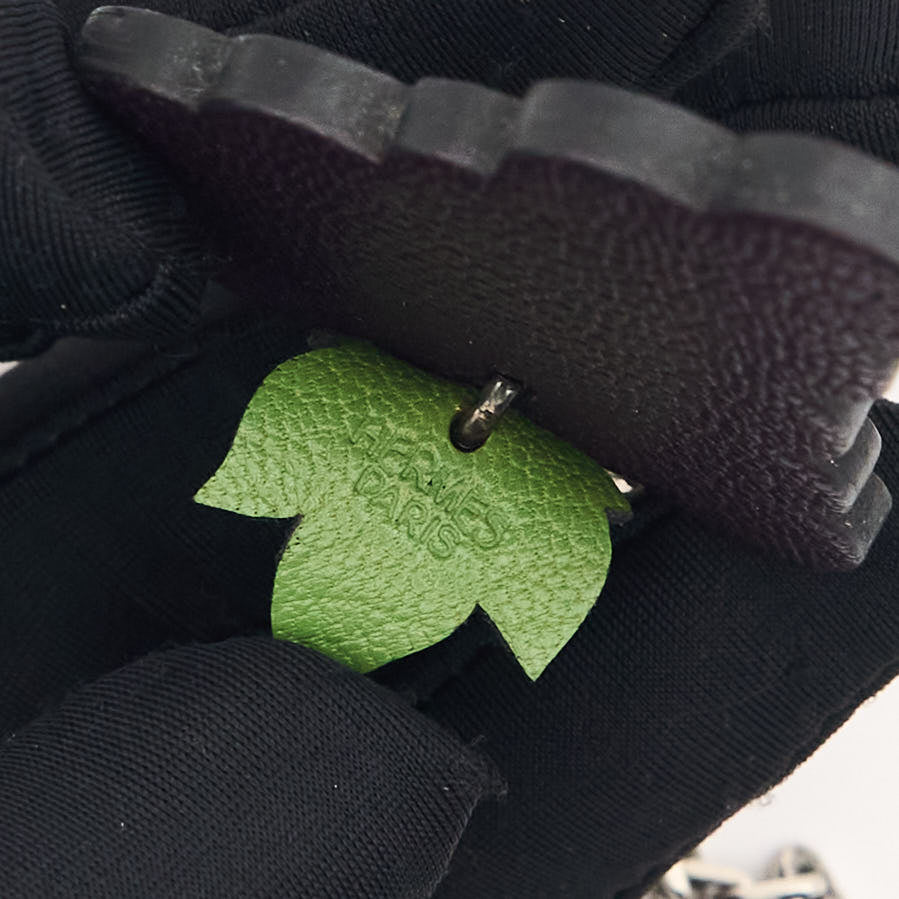 Hermes| S925 Key Chain  Bag Charm Chevre Grape  Raisin