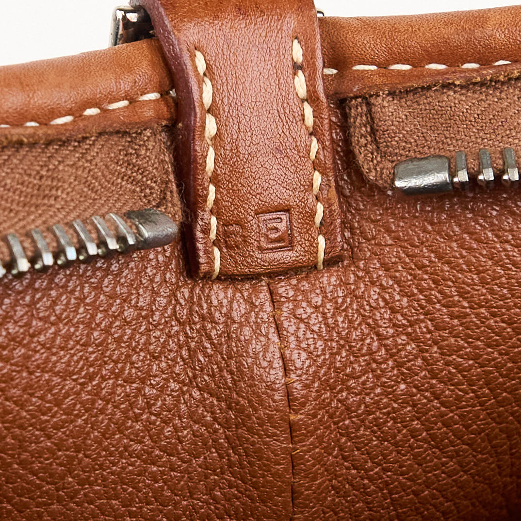 Hermes｜ Berlingot Shoulder Bag  Barenia/Toile  2001