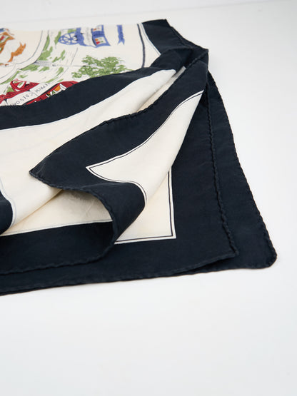Hermes | Silk Scarf Carre 90 Jeu Des Omnibus et Dames Blanches