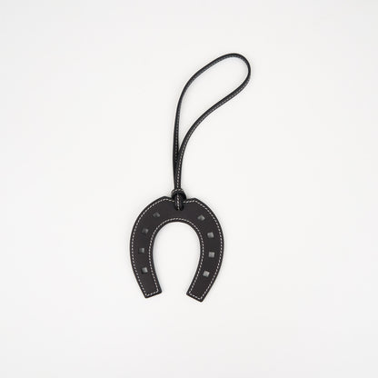 Hermes|Paddock Fer a Cheval Horse shoe Charm swift Ebene