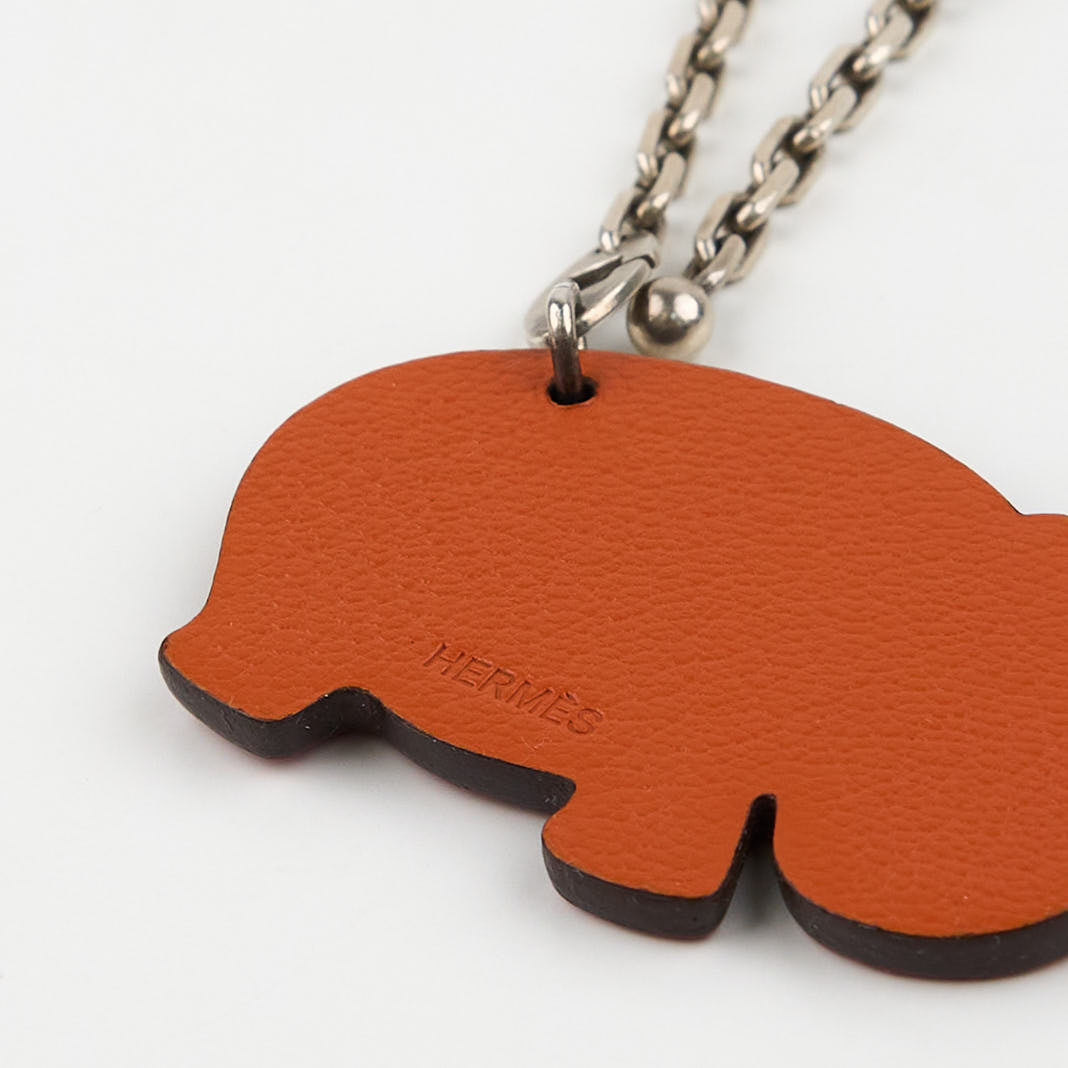 Hermes | S925 bag charm Hippopotamus Cherve