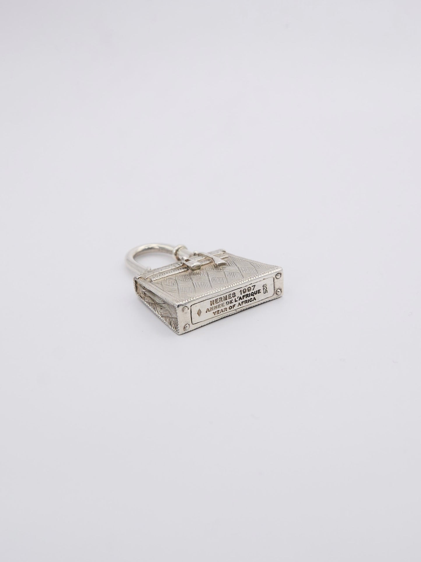 Hermes |Kelly bag  motif Cadena Silver S925