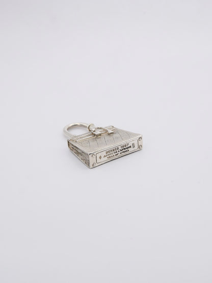Hermes |Kelly bag  motif Cadena Silver S925