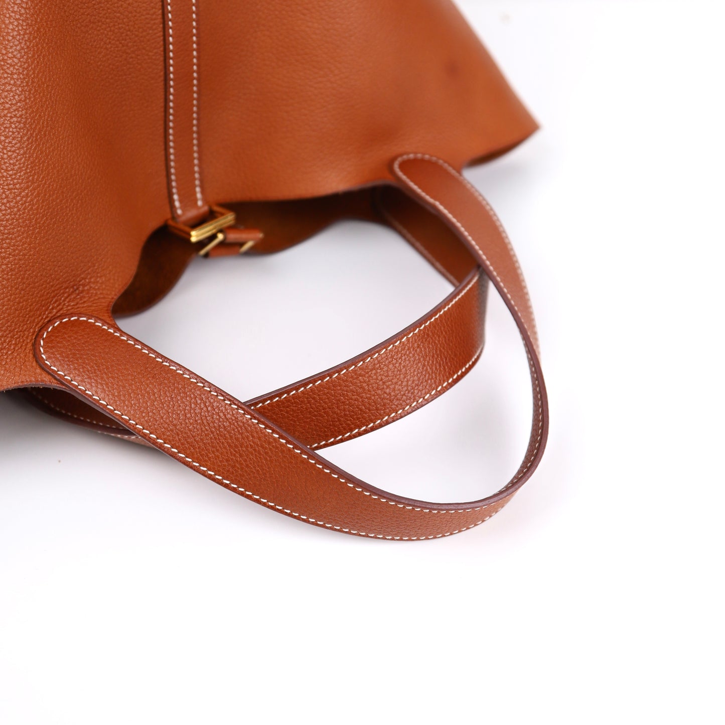 Hermès Picotin MM Fauve Barenia Faubourg,handle 