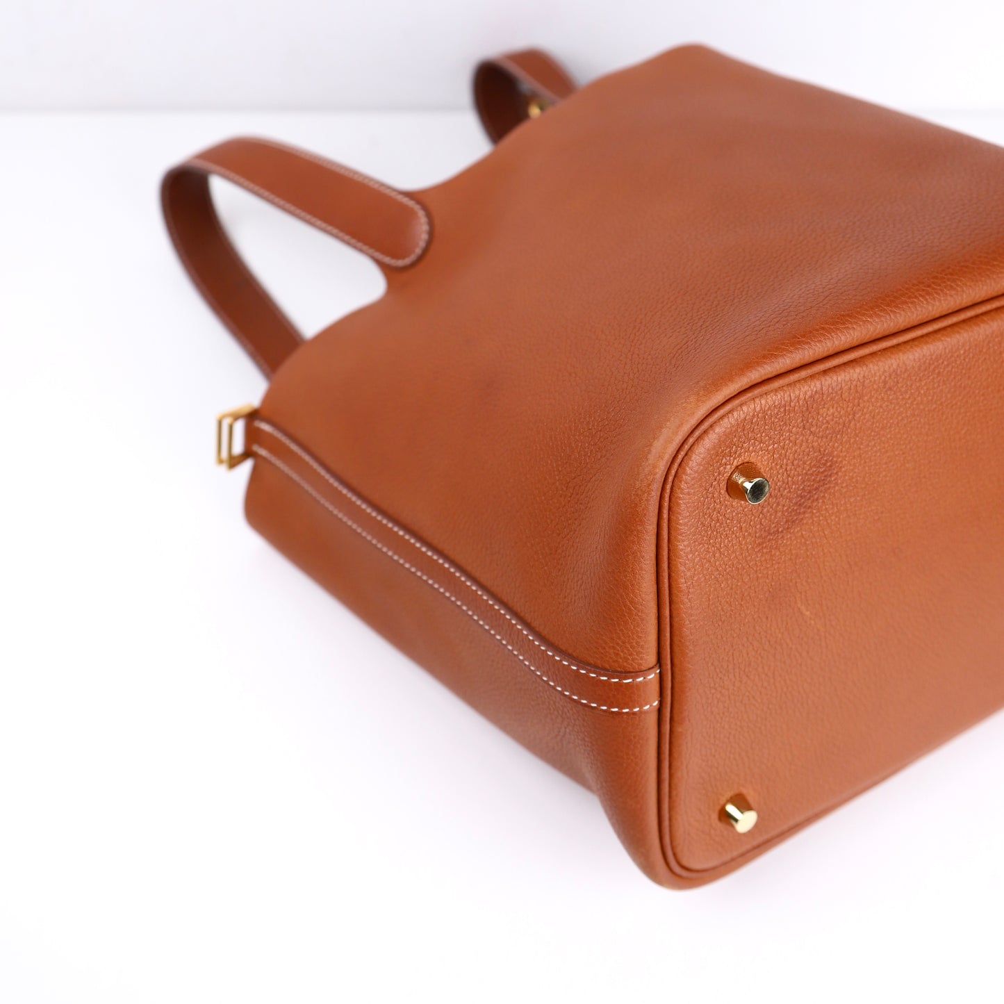 Hermès Picotin MM Fauve Barenia Faubourg,Corner 1