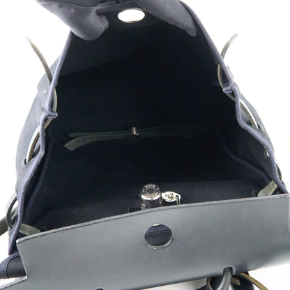 Hermes｜ Herbag Backpack PM  Black Toile 2003