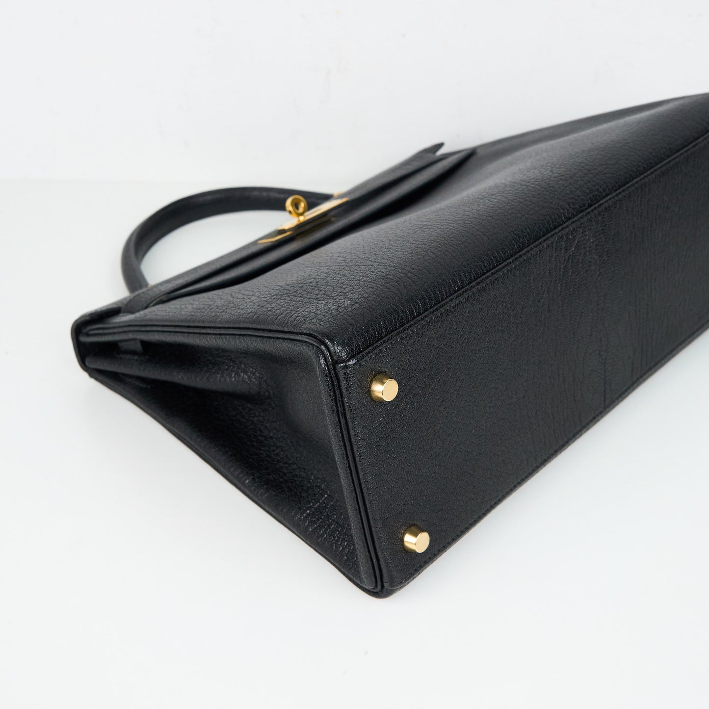 Hermes｜ Kelly 32 Handbag Black Cherve  2003