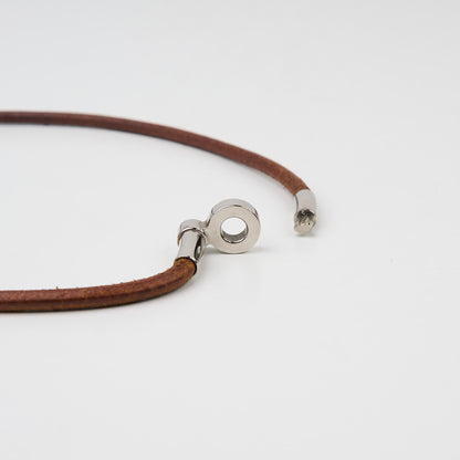 Hermes |Choker  Leather  Necklace