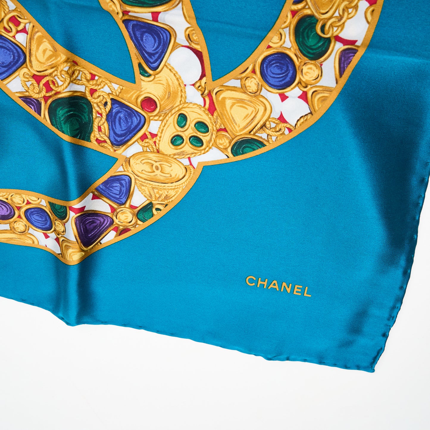 Chanel  | Coco Mark Silk Scarf