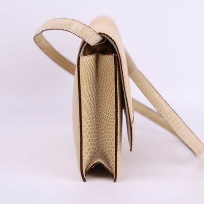 Hermes Vintage 2Way Shoulder Bag in Lizard 1986, left side