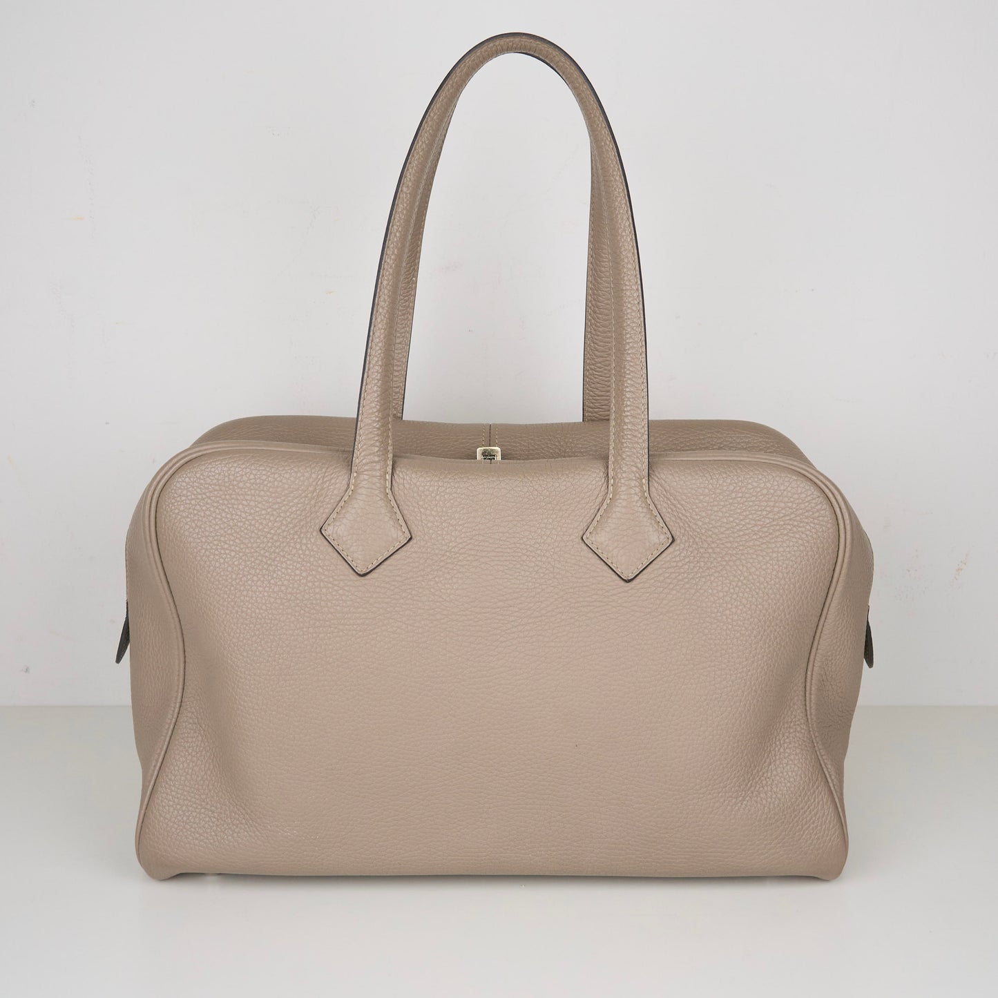 Hermes| Victoria Ⅱ 35 Gris Tourterelle Taurillon Clemence 2015