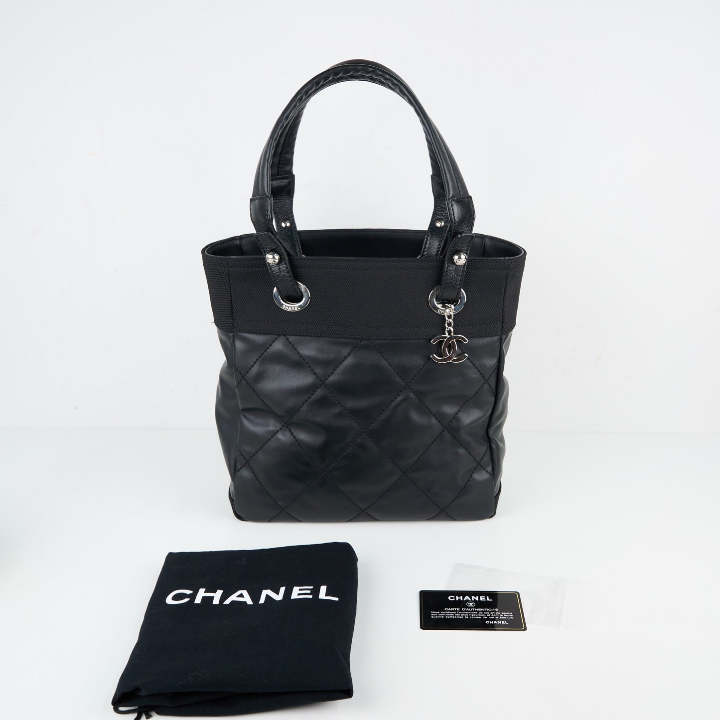 Chanel Black shoulder Tote Bag 12xxxxxx