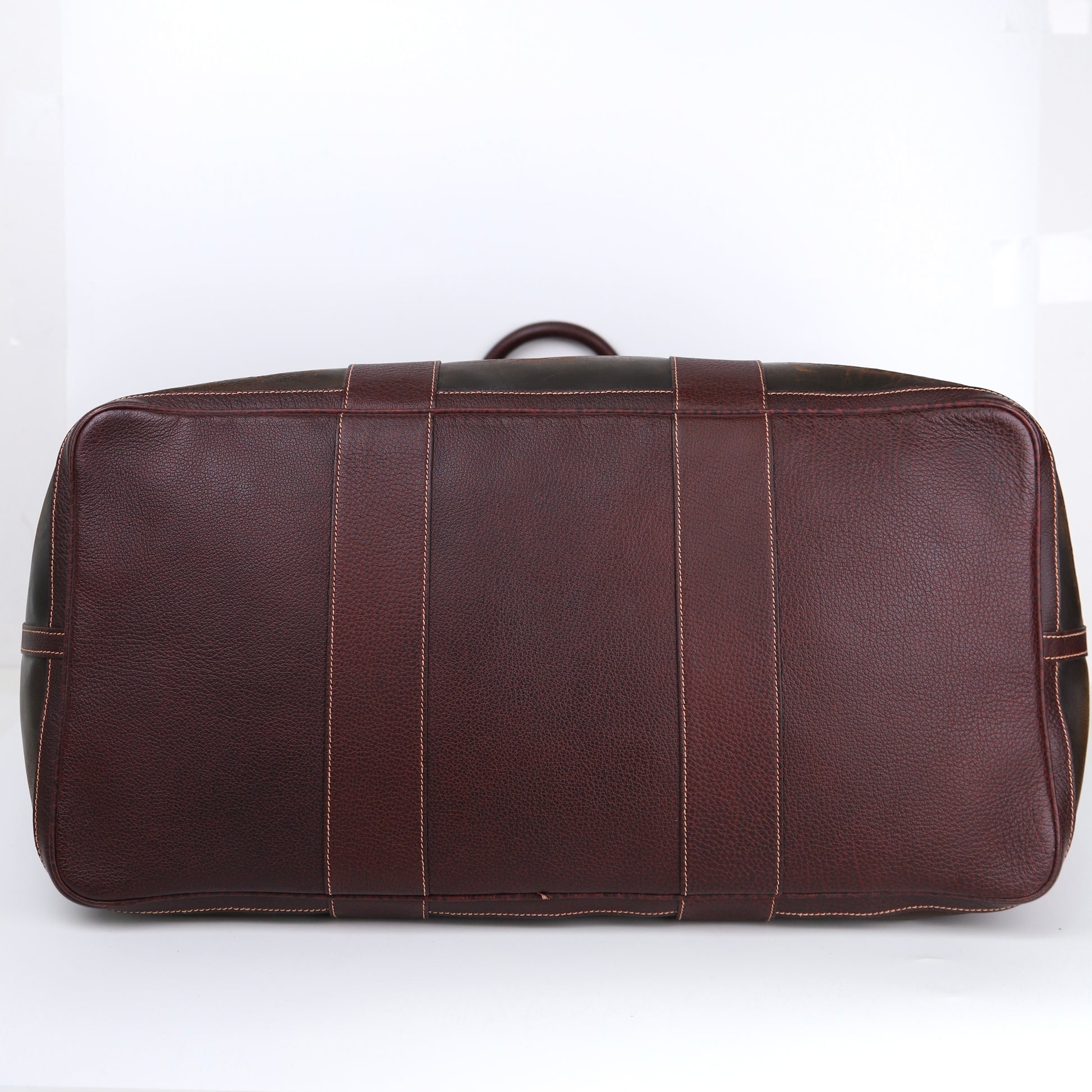 Hermes Garden Party GM Handbag in Brown Amazonia, bottom