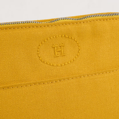 Hermes｜Bolide Cosmetic Pouch Toile Jaune