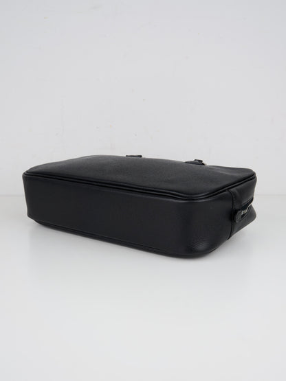 Hermes｜Plume elan 28 Handbag Black Epsom 2005