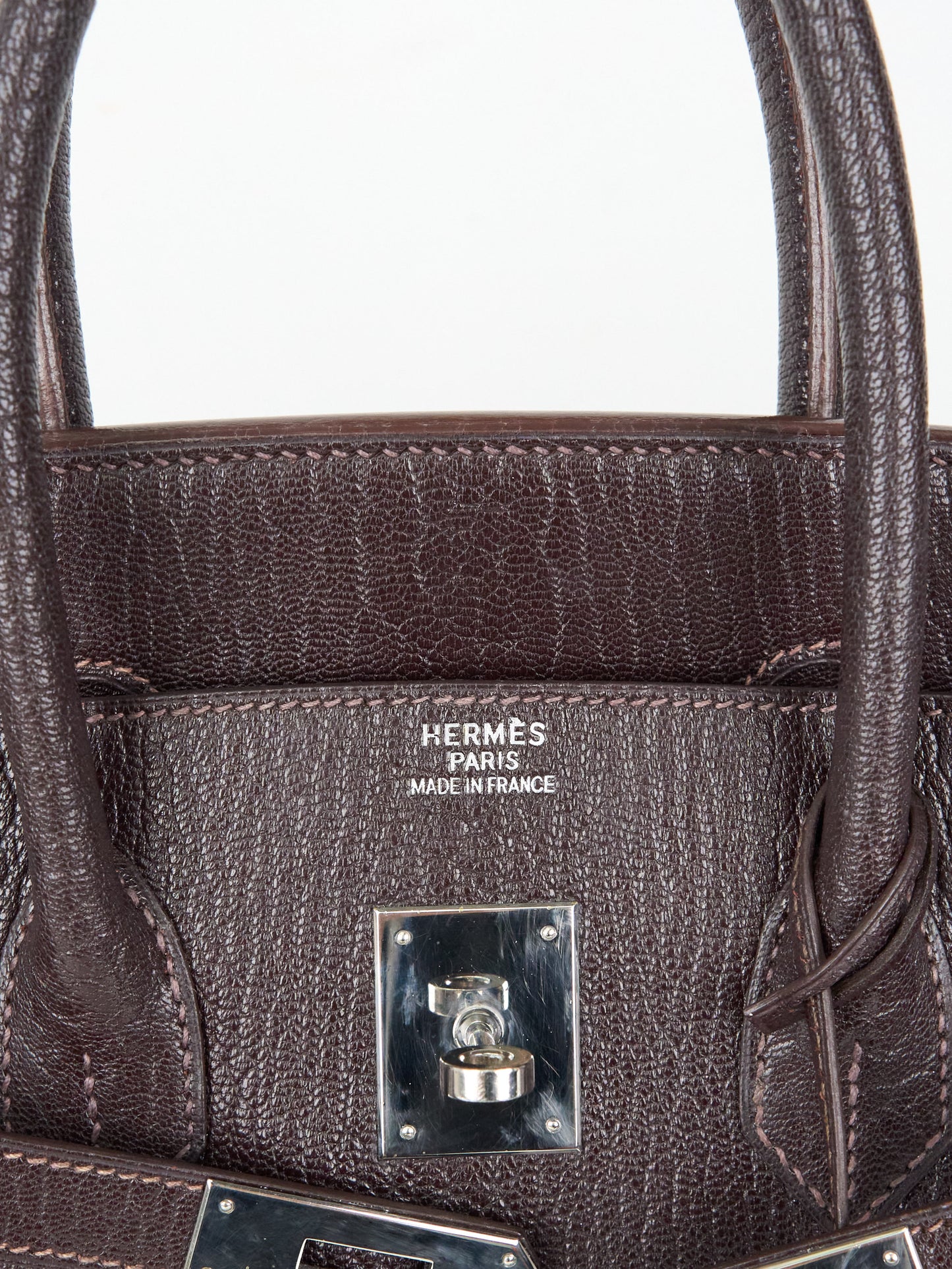 Hermes| Birkin 35 Handbag  Ebene Coromandel Cherve 2002