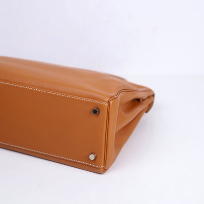 Hermes｜ Kelly 32 Handbag Gold Swift 2000