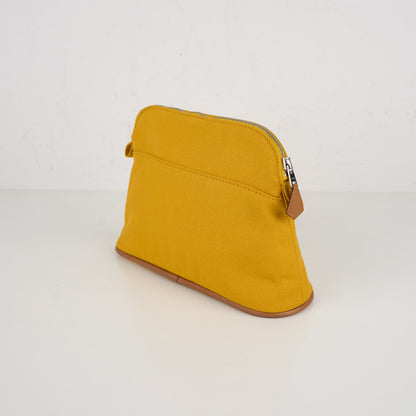 Hermes｜Bolide Cosmetic Pouch Toile Jaune
