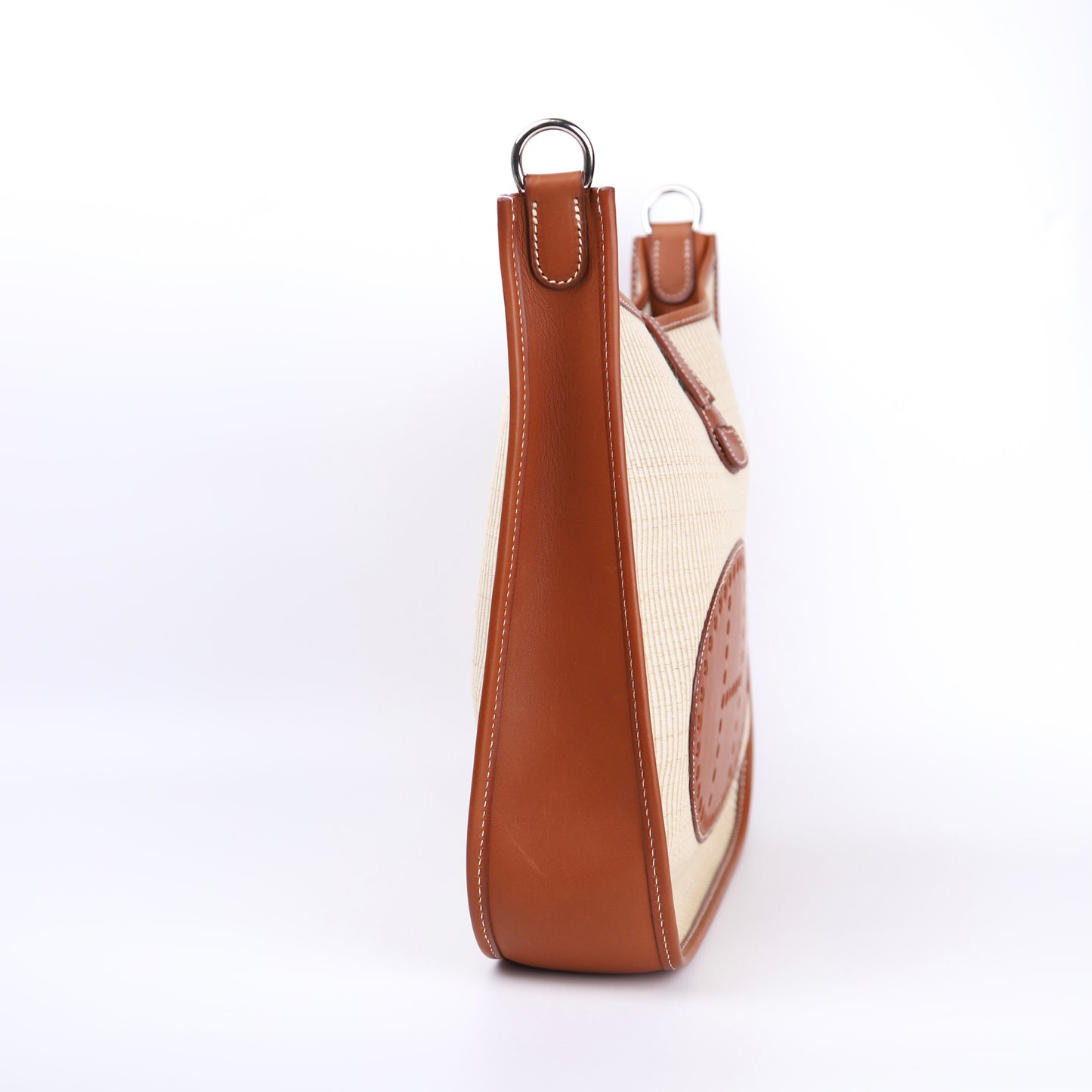 Hermes Evelyne PM in Barenia/Crinoline Fauve 2002, right side