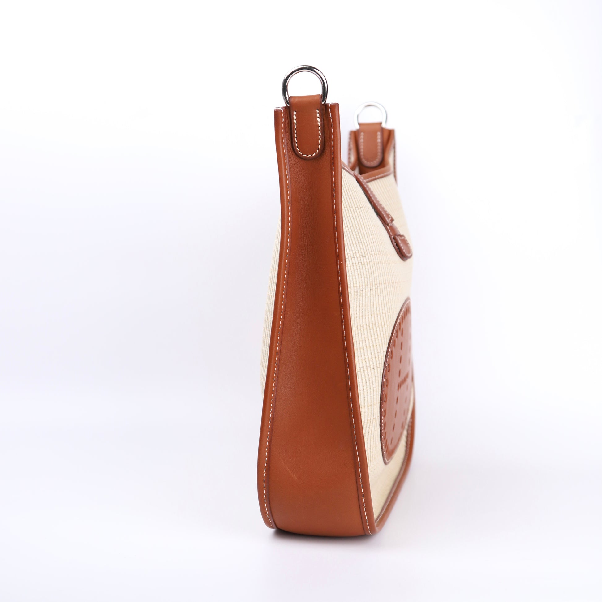 Hermes Evelyne PM in Barenia/Crinoline Fauve 2002, right side